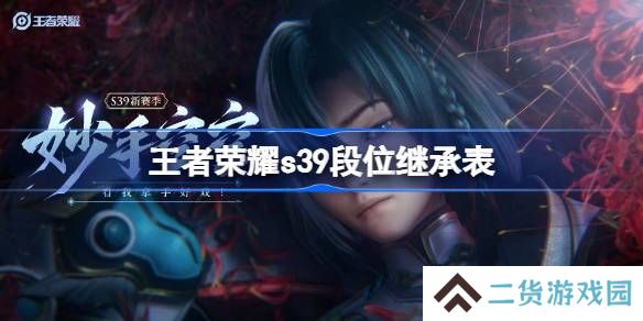 王者荣耀s39赛季段位继承表-王者荣耀s39段位继承规则是什么