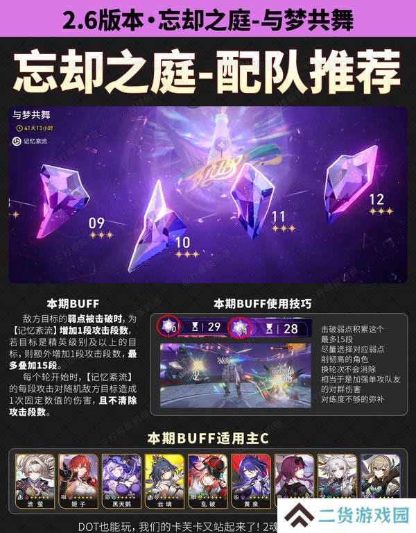 崩坏星穹铁道2.6忘却之庭配队阵容推荐 忘却之庭怎么配队[多图]图片2