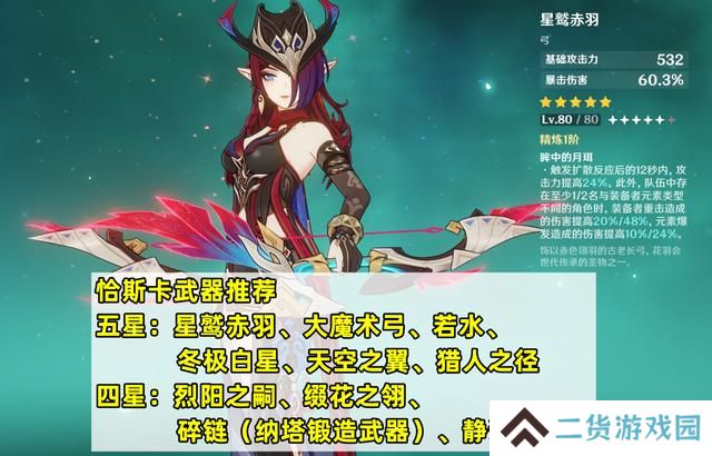 原神恰斯卡培养攻略 恰斯卡圣遗物/武器/配队教程[多图]图片5