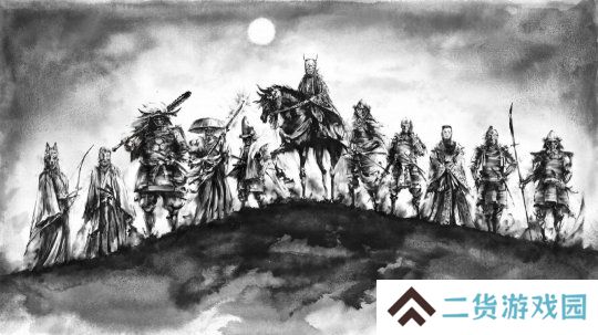 《刺客信条：影》水墨画风格海报 很神秘很威严