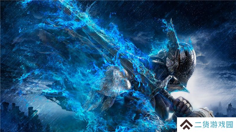 艾尔登法环发布绝美蓝色火焰骑士壁纸 艾尔登法环发布绝美蓝色火焰骑士壁纸