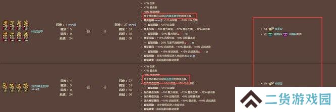 泰拉瑞亚远古神圣套和神圣套有什么区别？