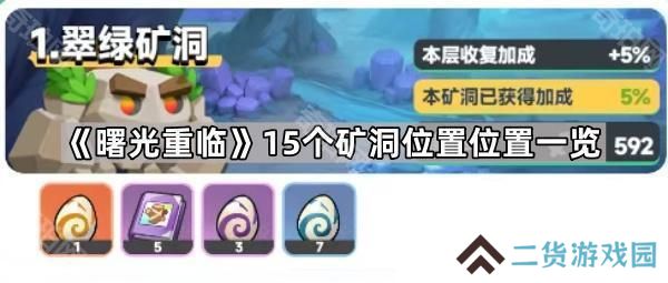 曙光重临所有矿洞分布位置汇总-15个矿洞位置位置一览
