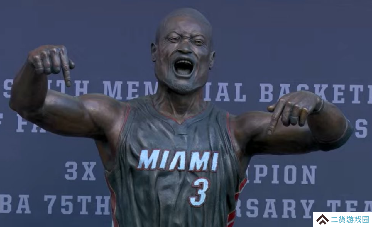 NBA史上做工最差的韦德雕像，成了外网最热的表情包