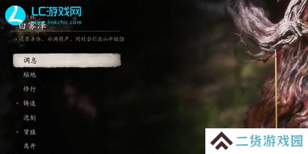 黑神话悟空打坐位置