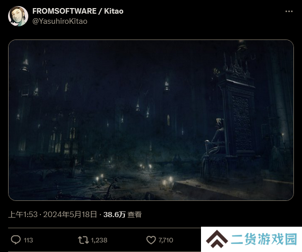 《艾尔登法环》制作人公开DLC新地点截图 神似《血源》