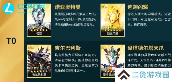 奥特曼传奇英雄2角色排名