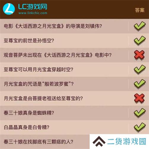 咸鱼之王大话西游联动答题