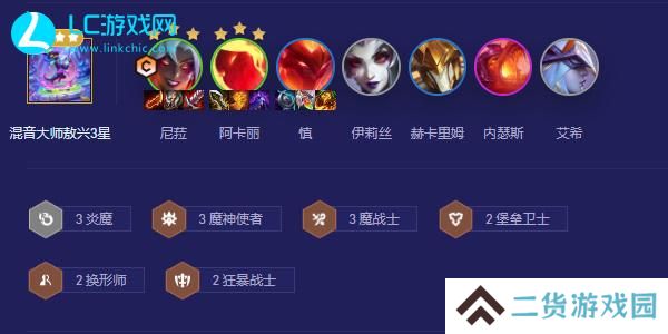 云顶之弈s12尼菈主c阵容