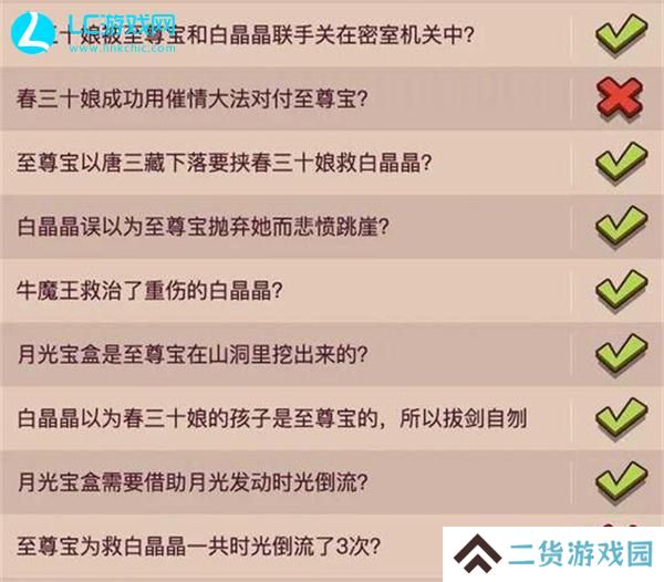 咸鱼之王大话西游联动答题