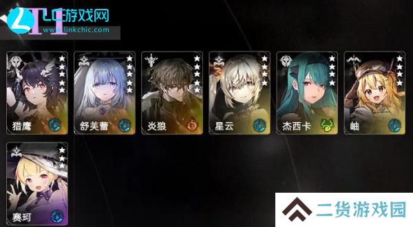 星落角色排行