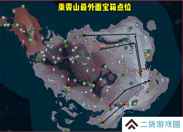 鸣潮乘霄山全收集