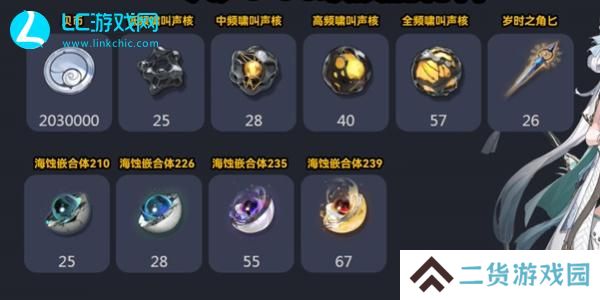 鸣潮今汐养成材料